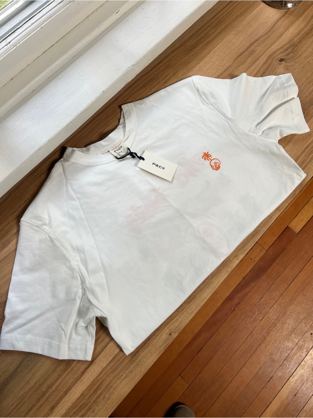 P&Co White Short-Sleeve Tee